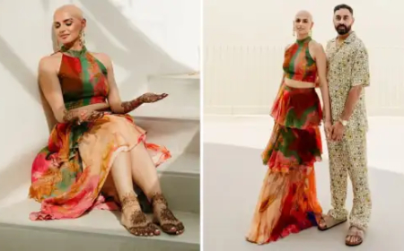 गंजी दुल्हन बन सुर्खियों पर रहीं नीहार, अब मेहंदी लुक से सबका दिल जीता