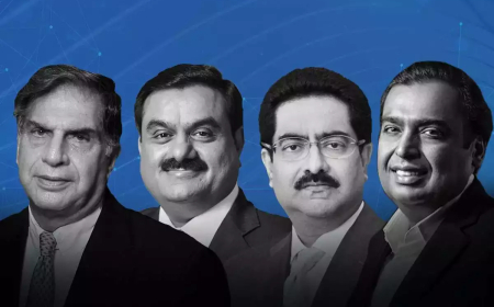 शेयर बाजार में भारी गिरावट, अडानी, अंबानी, टाटा सबके शेयर गिरे 