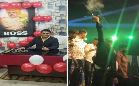 पूर्व मंत्री और कांग्रेस विधायक के भाई के जन्मदिन पर दनादन फायरिंग