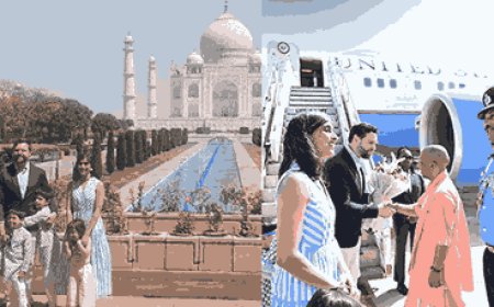 भारत में अमेरिकी उपराष्ट्रपति जेडी वेंस- ऐतिहासिक धरोहर ताजमहल का किया भ्रमण