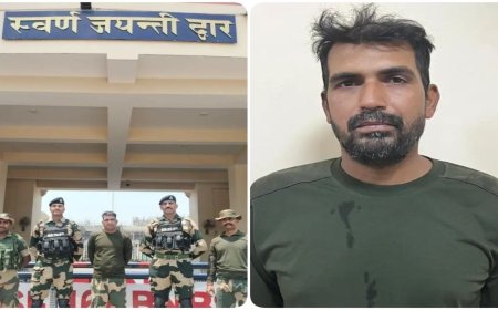 पाकिस्तान से रिहा हुए बीएसएफ जवान पूर्णम कुमार 