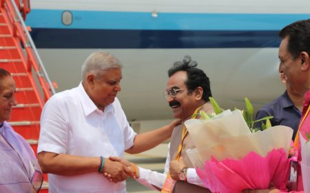 उपराष्ट्रपति जगदीप धनखड़ का जबलपुर में भव्य स्वागत
