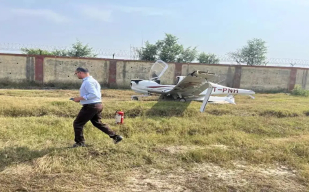 सिवनी में ट्रेनी पायलट का विमान लैंडिंग के दौरान पलटा, पायलट सुरक्षित