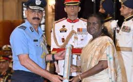 एयर मार्शल संजीव घुराटिया अति विशिष्ट सेवा पदक से सम्मानित