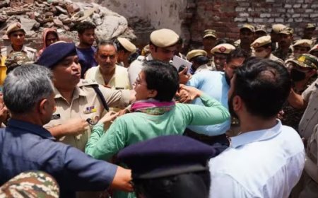 दिल्ली में प्रदर्शन के वक्त गिरफ्तार हुई  नेता प्रतिपक्ष आतिशी, अरविंद केजरीवाल हुए आग बबूला