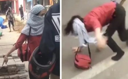 रैपिडो बाइक टैक्सी ड्राइवर ने महिला को जड़ा थप्पड़, लोग बने रहे दर्शक