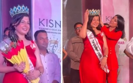 बिहार- भाजपा विधायक की पत्नी बनी मिसेज बिहार 2025 