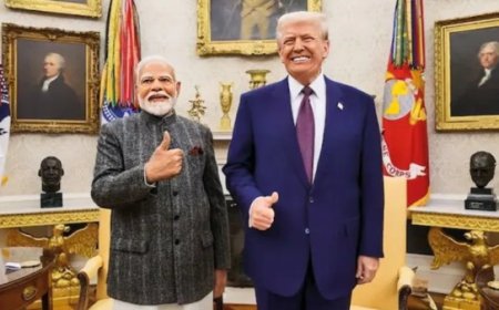 प्रधानमंत्री नरेंद्र मोदी और अमेरिकी राष्ट्रपति ट्रंप के बीच हुई 35 मिनट लंबी बातचीत