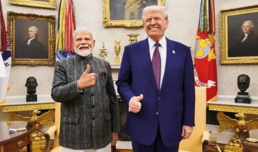 प्रधानमंत्री नरेंद्र मोदी और अमेरिकी राष्ट्रपति ट्रंप के बीच हुई 35 मिनट लंबी बातचीत
