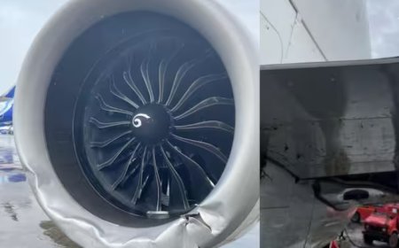 मुंबई: लैंडिंग के दौरान फिसला प्लेन, तीनों टायर फटे, टली बड़ी घटना 