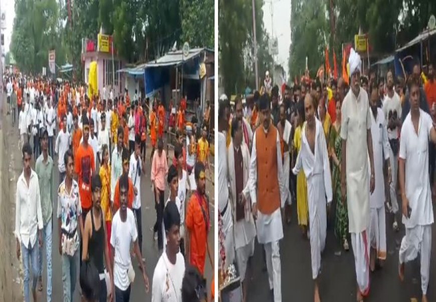 जबलपुर : सावन का दूसरा दिन, कांवड़ियों की धूम, दिखा शिव भक्तों का अनोखा नजारा