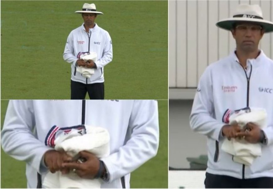 UMPIRE Kumar Dharmasena: अंपायर ने फील्ड पर किये इशारे, क्या हो रही थी इंग्लैंड की मदद?, मचा बवाल 